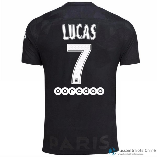 Paris Saint Germain Trikot Ausweich Lucas 2017-18 Fussballtrikots Günstig
